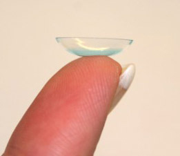 Contact Lenses Closeup